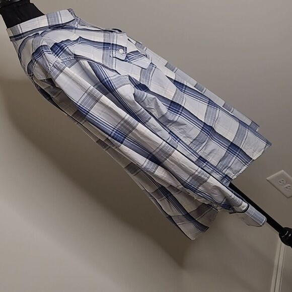 American  Rag sz L 100% cotton button front shirt NWOT - Picture 4 of 9